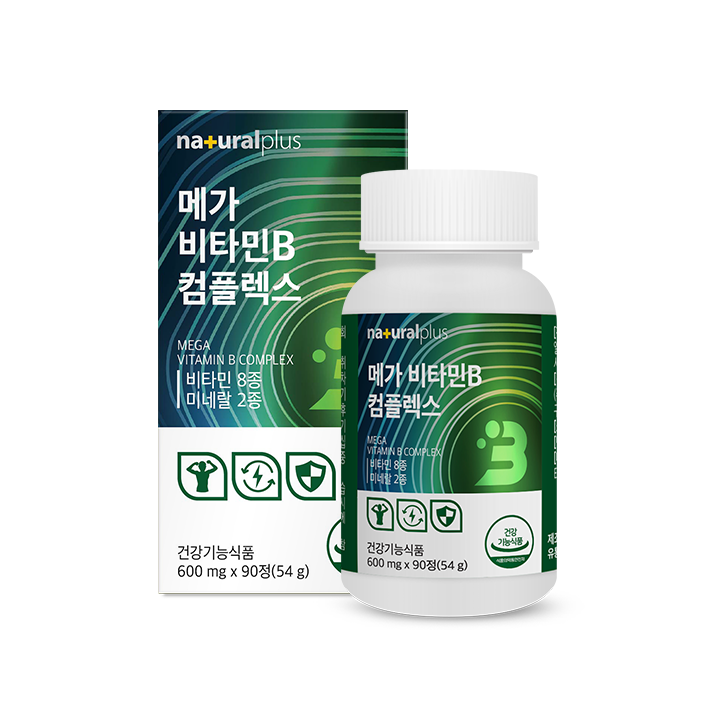 [내츄럴플러스] 메가 비타민B 컴플렉스 90캡슐 1박스(3개월분)